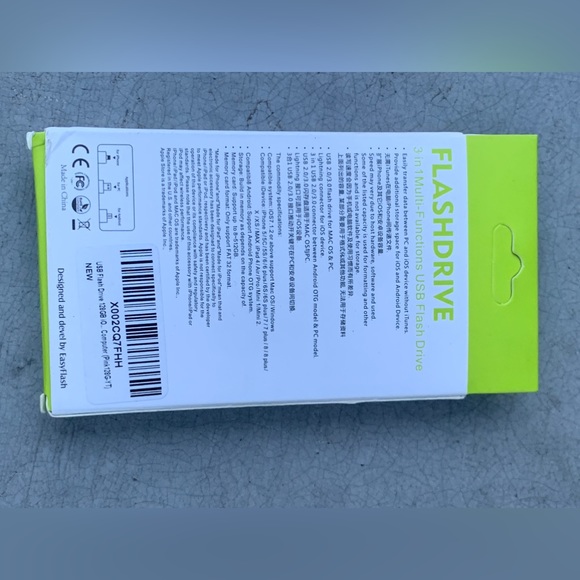 128 Gigabyte Apple IOS Compatible 3 in 1 USB Smartphone Flash Drive - Picture 7 of 11